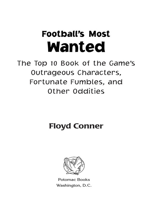 Title details for Football's Most Wanted™ by Floyd Conner - Available